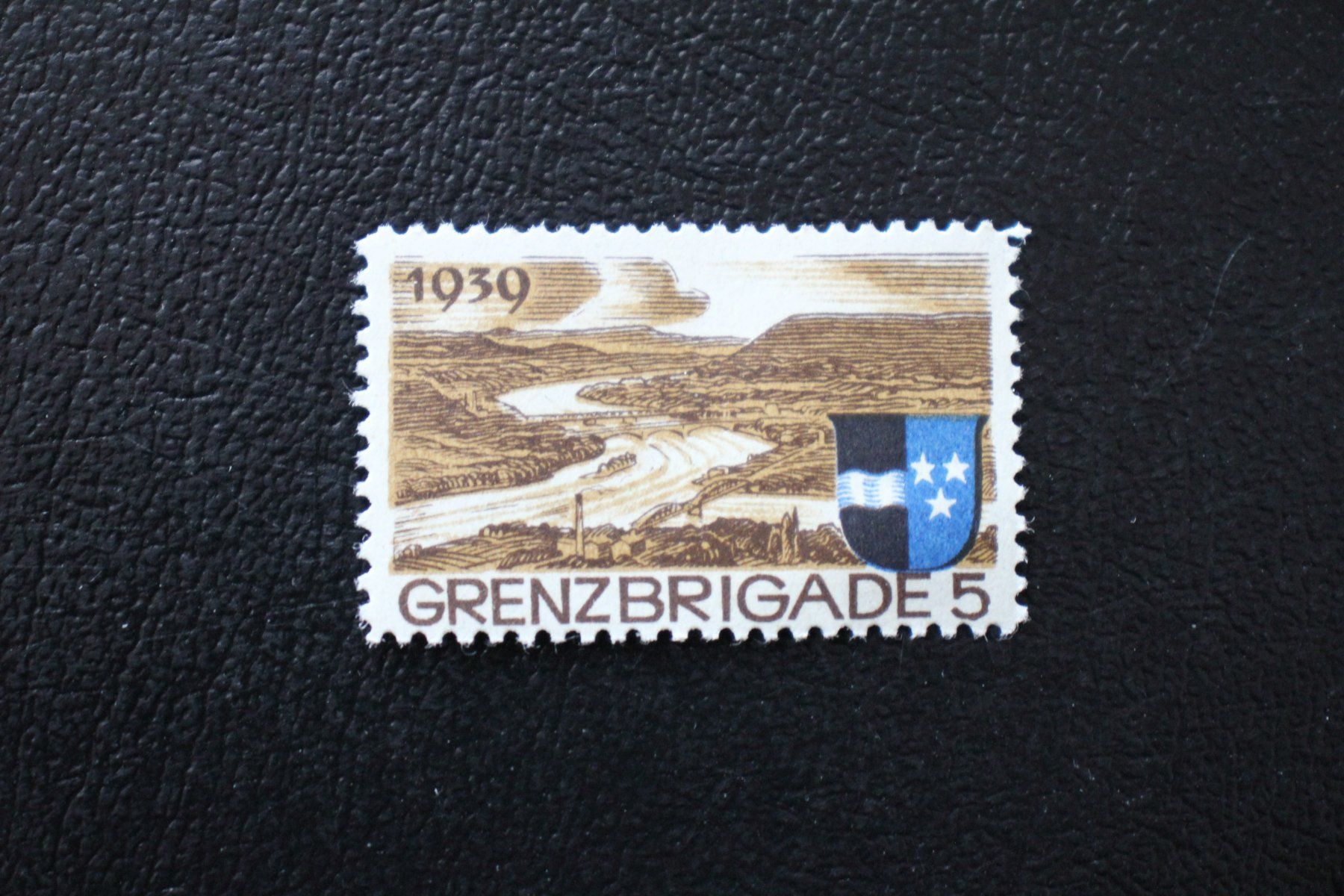 Tutti i francobolli: GRENZBRIGADE 5 AARGAU 1939 braun – Usato da Wiedlisbach venduto da Hrudolfo