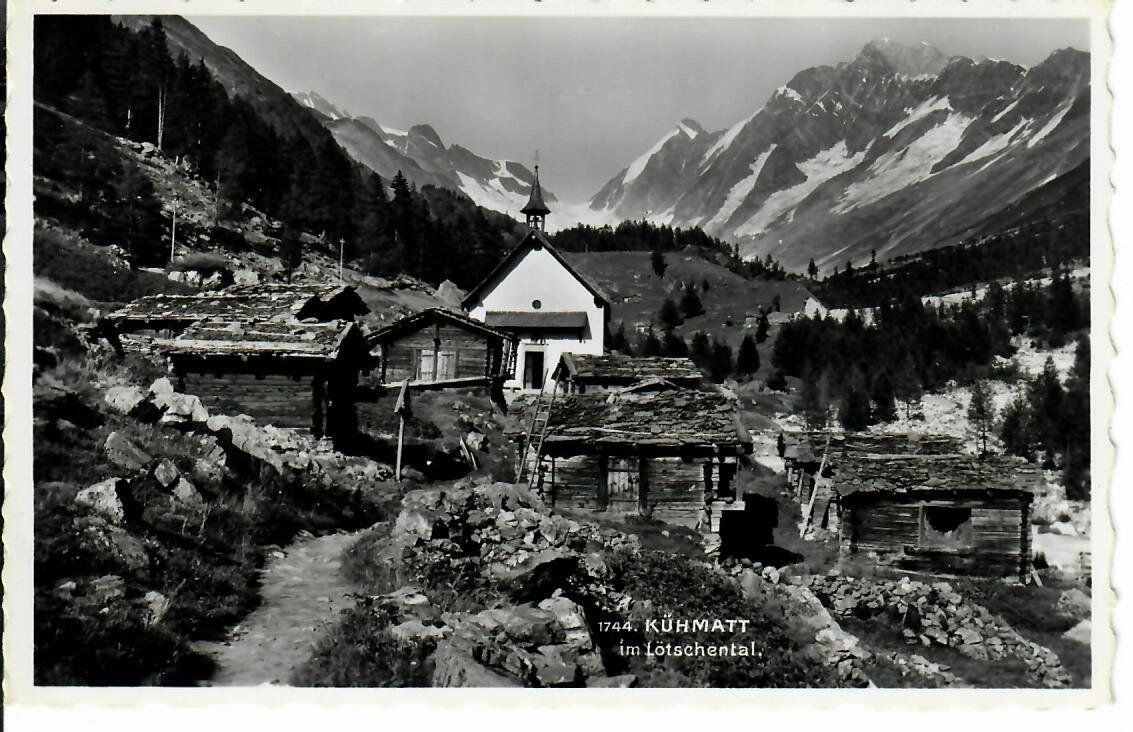 Cartoline postali: Kühmatt im Lötschental – Usato da Hochdorf venduto da Ziegel-16