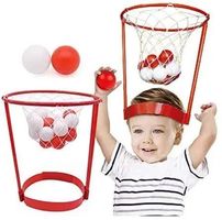 Mini Basketball Stirnband Spiel mit 20 Bällen f. Kinder