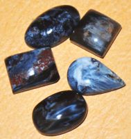Cabochon Set L-3750 – 5 Stück Pietersit Edelsteine