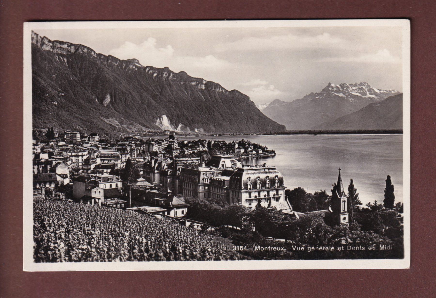 Cartes postales: MONTREUX - Dents du Midi – D'occasion à Pully par nicecards