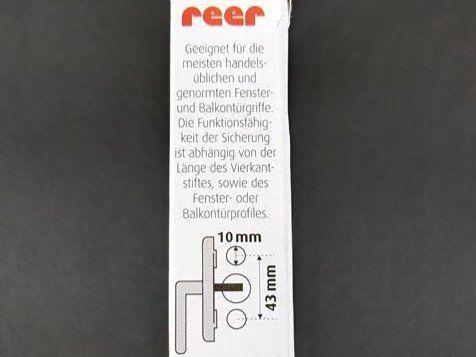 Finestre: REER Fenster- & Balkontürsicherung – Nuovo (secondo la descrizione) da Dintikon venduto da Restwert_Dintikon 4