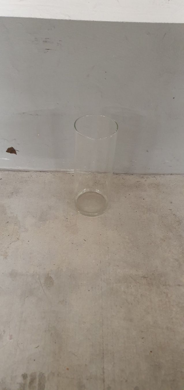 Gläser: Blumenvase aus Glas 30 cm Höhe – Gebraucht aus Zürich von Leica.C89 1