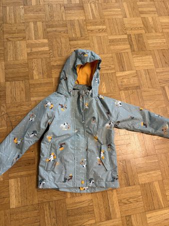 Regenjacke 110/116 gefüttert