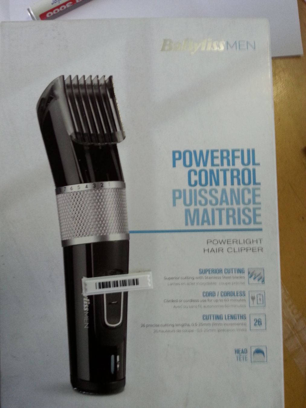 Taglio: Babyliss Men Powerful Control E973E- Haarschneider – Nuovo e nell'imballaggio originale da Brügg BE venduto da TSP02