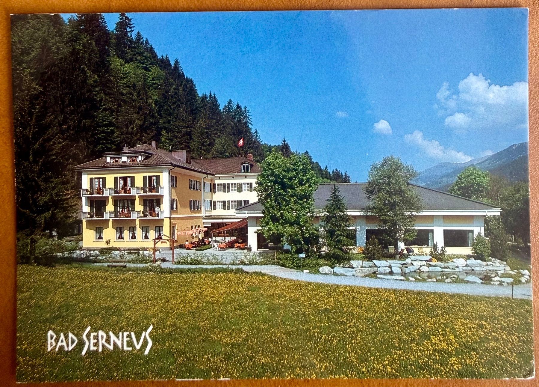 Cartoline postali: Klosters - Bad Serneus - Schwefel Heilbad – Usato da Lutry venduto da Ediego