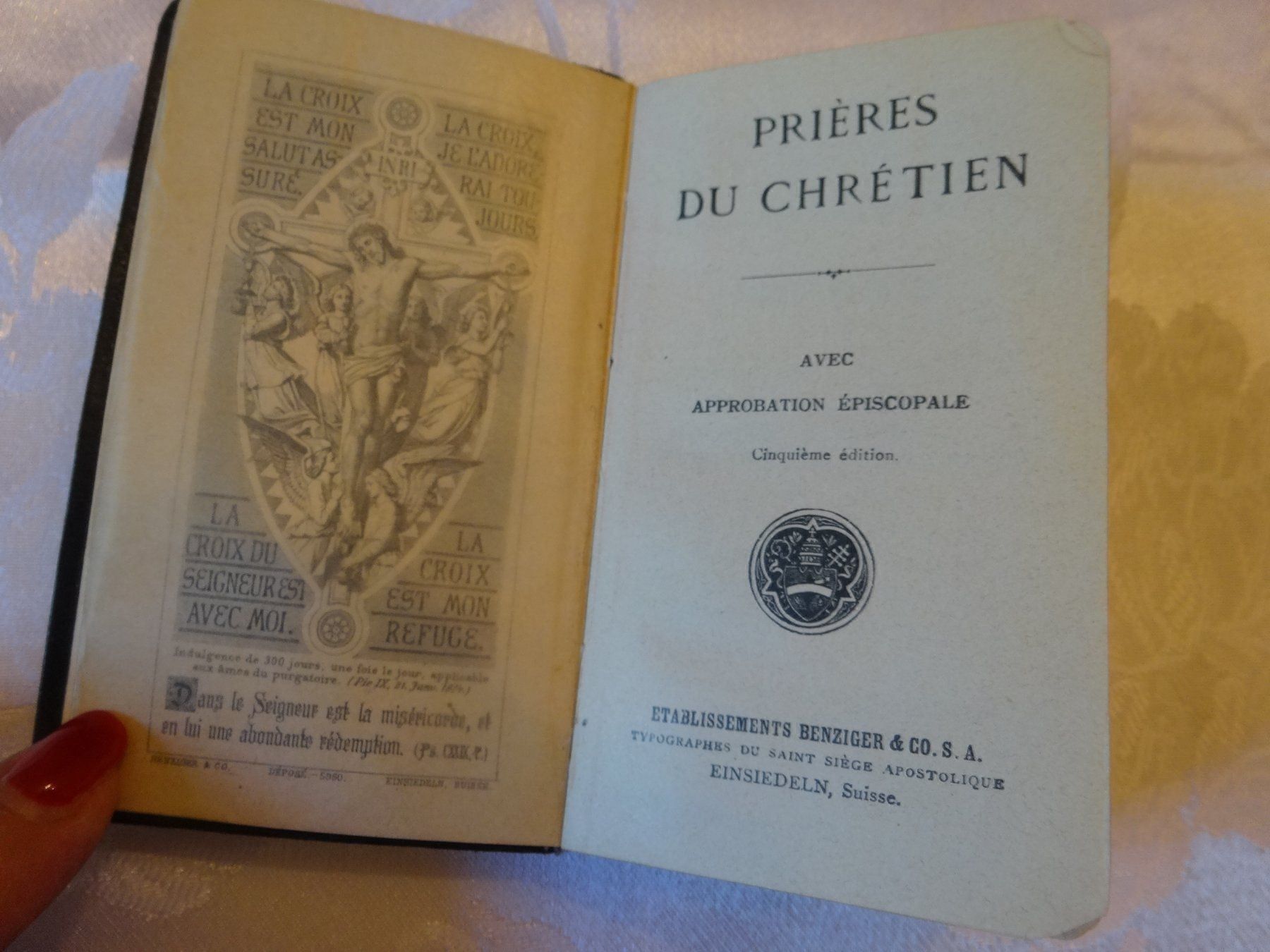 Libri: PRIERES DU CHRETIEN – Usato da Biel/Bienne venduto da milamila02 1