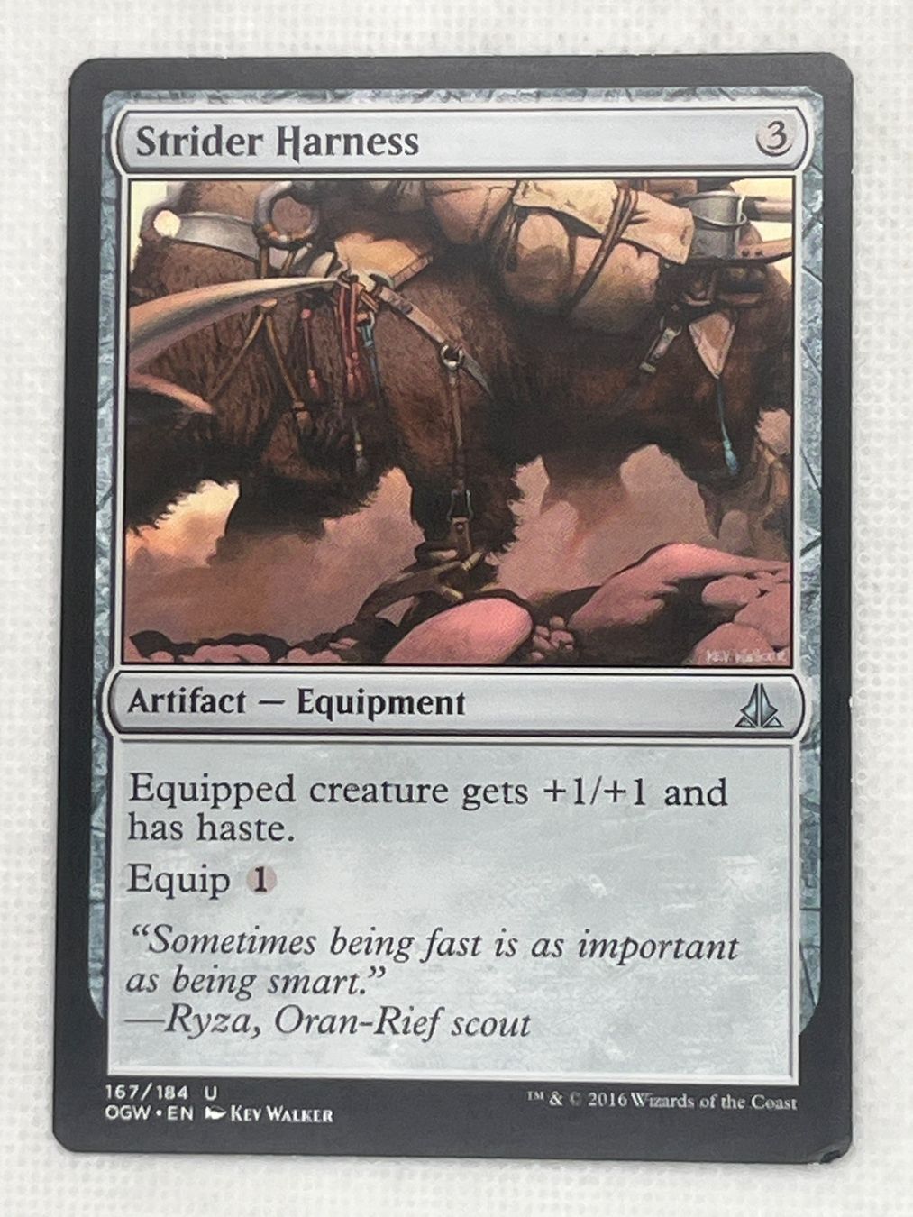 Magic The Gathering Sammelbilder & Trading cards: MTG Strider Harness OGW 167 Englisch Uncommon – Gebraucht aus Hinterkappelen von Kim1992