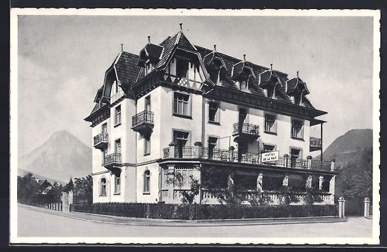 Cartoline postali: AK Interlaken, Hotel de la Paix – Usato da Berlin venduto da bartko-reher