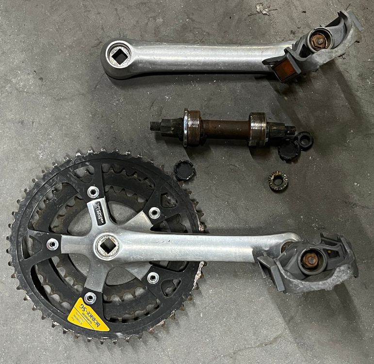 Retro: Kurbelsatz Shimano 400 LX mit Innenlager (Gebraucht) in Bern für ...