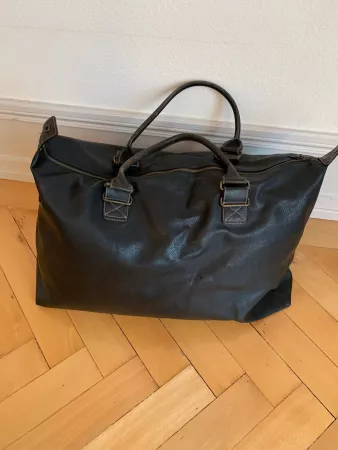 Coole schwarze Reisetasche Vintage