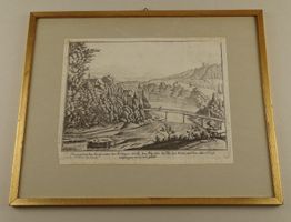 WÜLFLINGEN, WINTERTHUR, TÖSS, KUPFERRADIERUNG um 1780