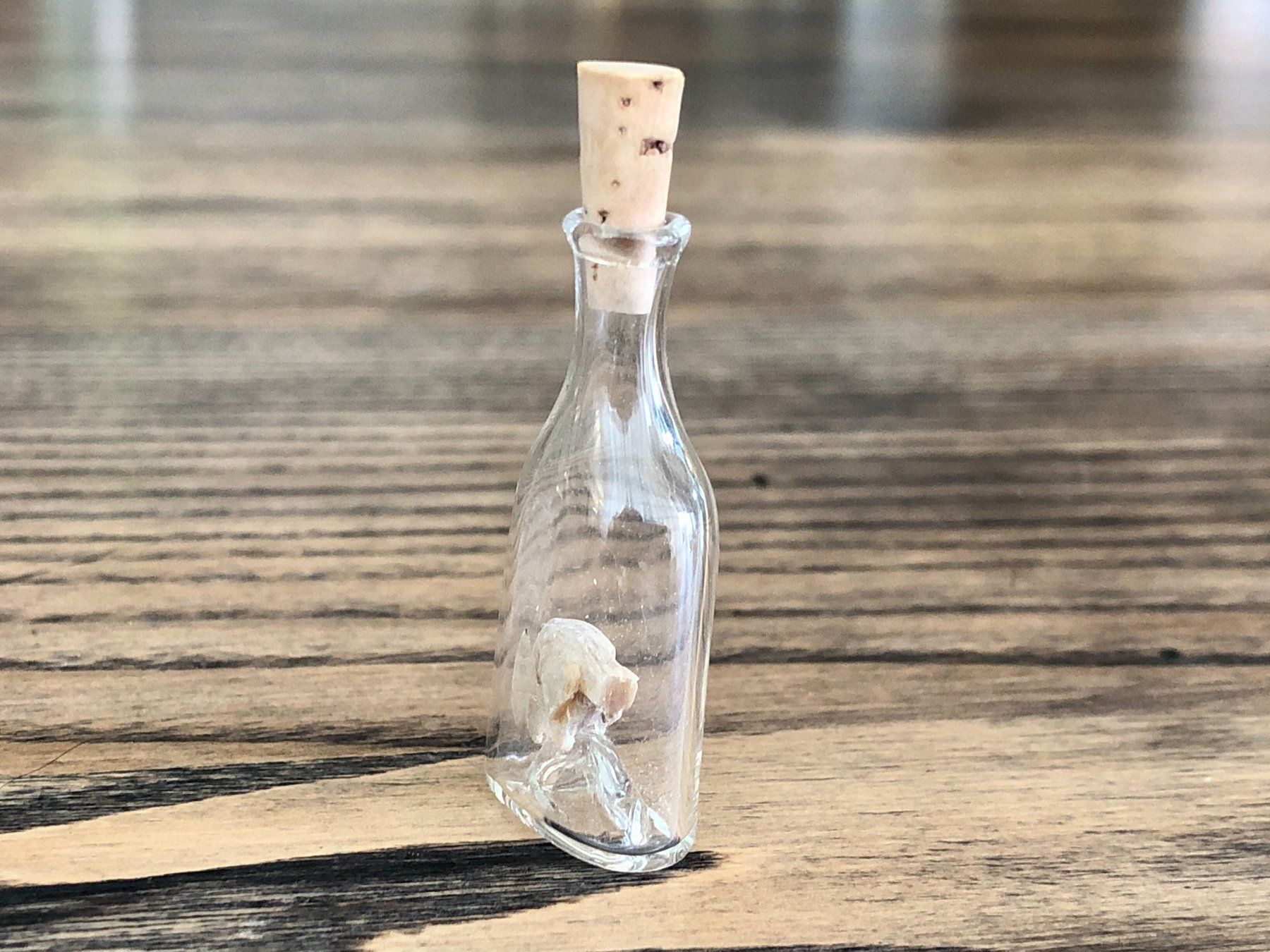 Altro in Stoviglie & Bicchieri: Vintage Glücksbringer Mini Flasche mit Glücksstein – Usato da Berg am Irchel venduto da Zweiti_Chance 1