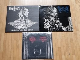 Black / Death Metal, LP & Midi LP Sammlung