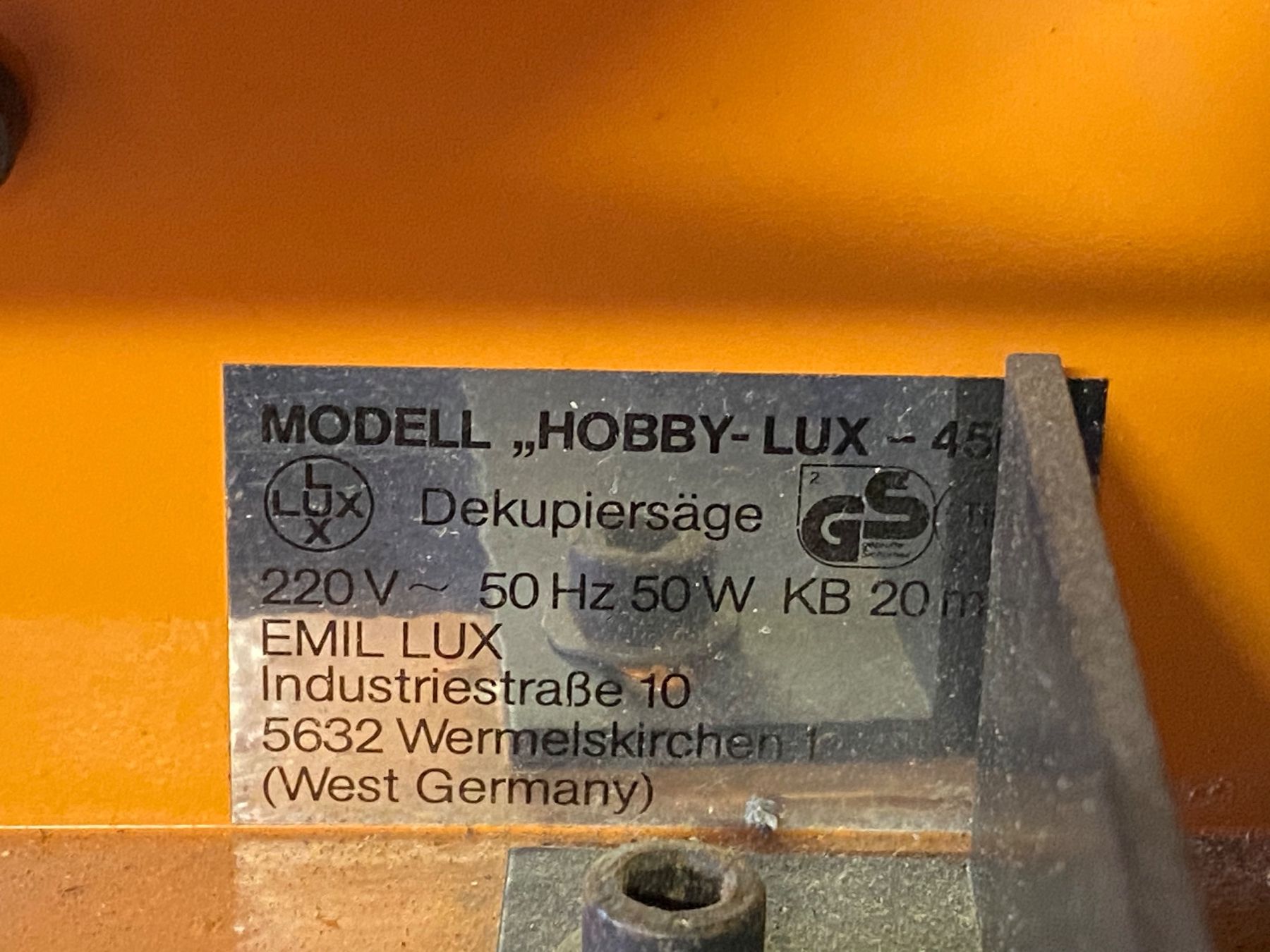 Lux Seghe: Dekupiersäge Hobby-Lux-450 – Usato da Fischbach-Göslikon venduto da zeb_2vfq 4