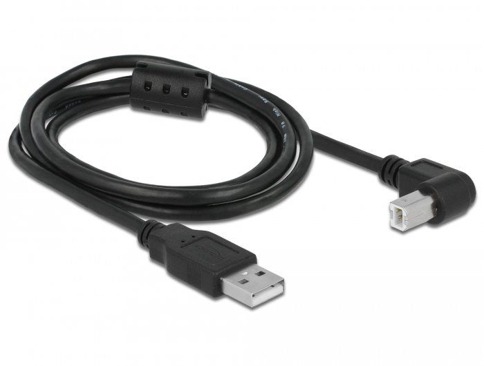 Lindy USB 2.0 Kabel Typ A Auf Micro-B, 90° Gewinkelt, 1m Länge