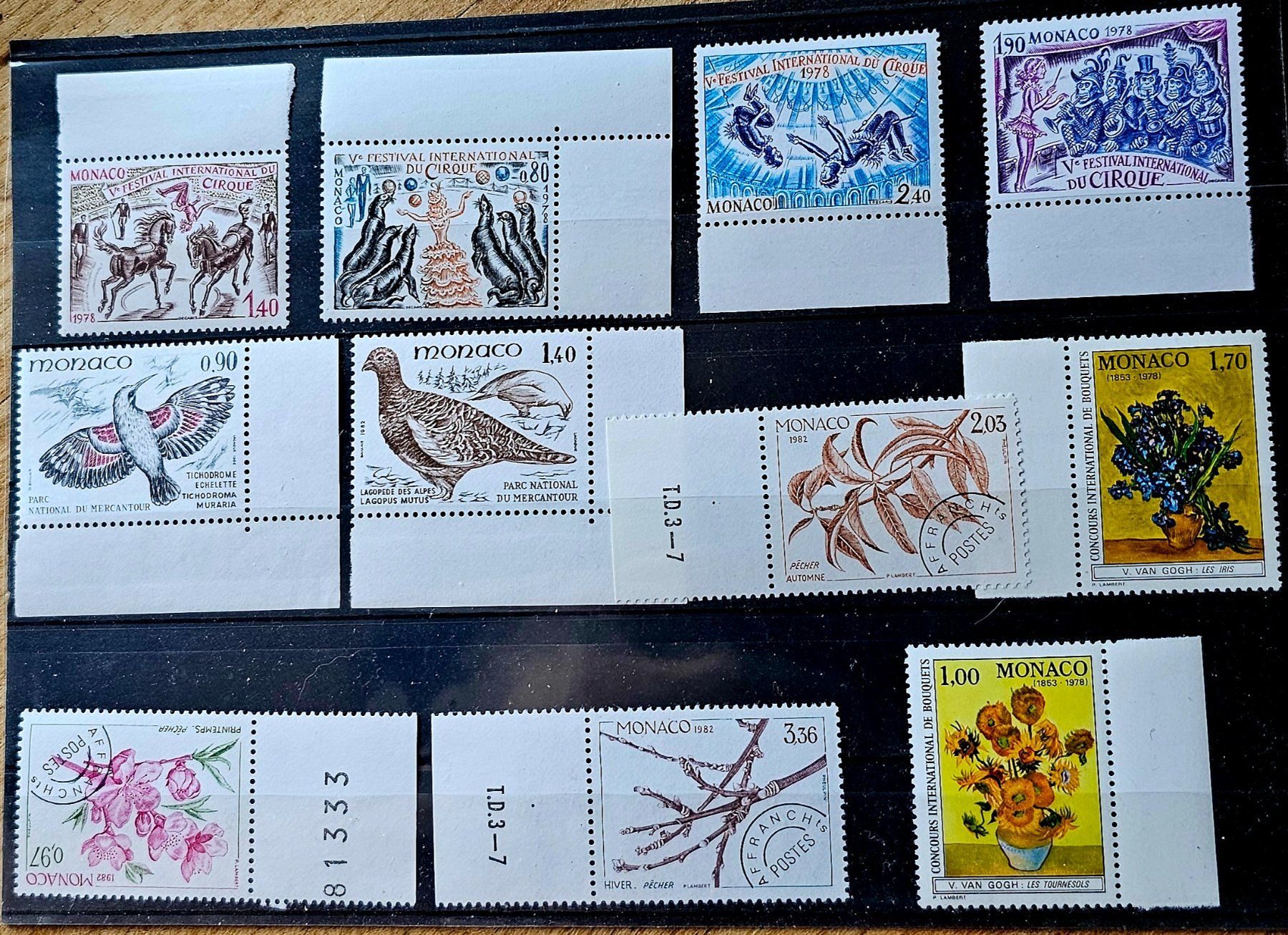 Tous les timbres: MONACO timbres neufs ** 1978-82 – Neuf (Voir description) à Les Valettes par Nuba1