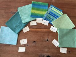 Stoff-Packet in grün
