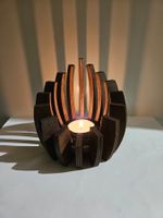 Teelichthalter Holz