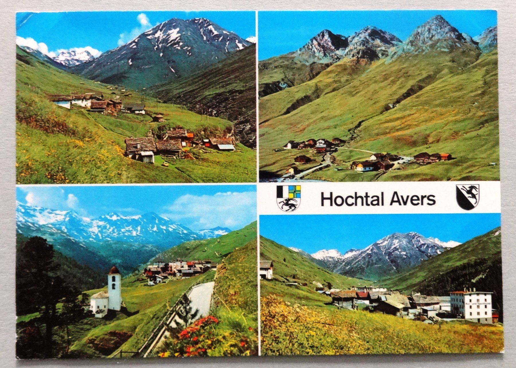 Cartoline postali: Hochtal Avers 2000 m ü.M. – Difettoso da Fétigny venduto da Billy2miny