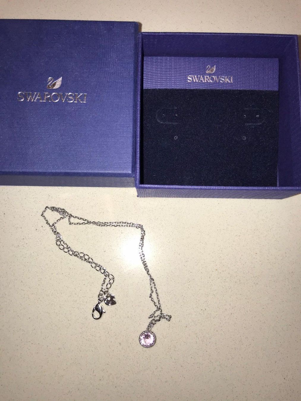 Swarovski Ketten: Swarovski Halskette Rosa – Neu (gemäss Beschreibung) aus Root von Fashionhomeandmore 2