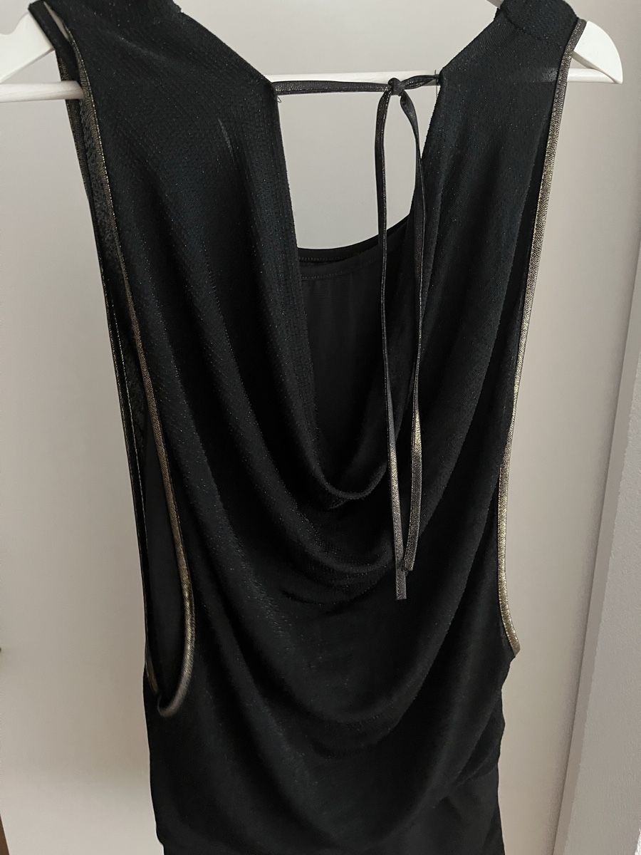 Tops: schwarzes Lurex-Top – D'occasion à Glis par jos_hj8q 2