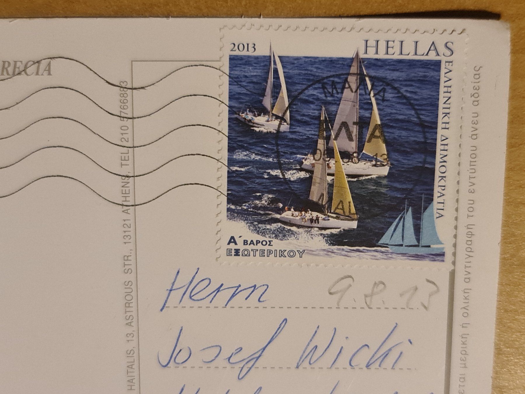 Cartoline postali: Ansichtskarte Kreta Griechenland – Usato da Dintikon venduto da Vexi 1
