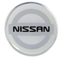 Nissan Nabendeckel Aufkleber 3D Durchmesser 48mm 4er Set NEU