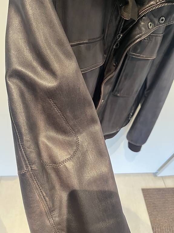 Jacken: Geox Leder Jacke respira herren – Gebraucht aus Zunzgen von TCS 1