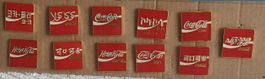 11 Coca Cola Länder Pins