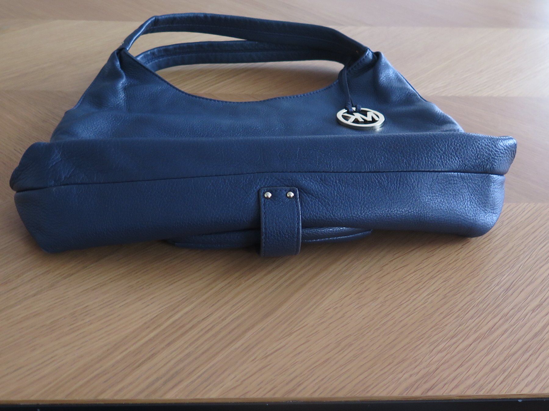 Michael Kors Borse da donna: Michael Kors Handtasche, Leder, Dunkelblau – Usato da Basel venduto da Deko1 2
