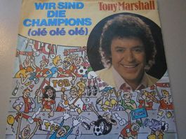 Vinyl-Single Tony Marshall - Wir sind die Champions (olé olé
