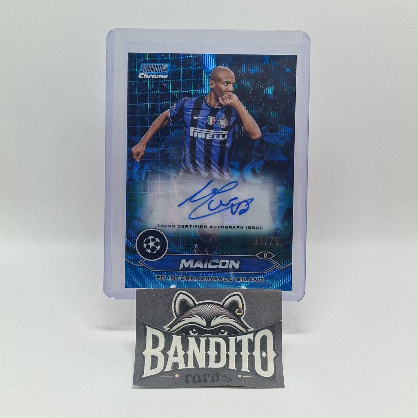 Topps Carte collezionabili: 2023-24 Topps Stadium Chrome Maicon auto /75 Inter – Usato da Liebefeld venduto da Banditocards