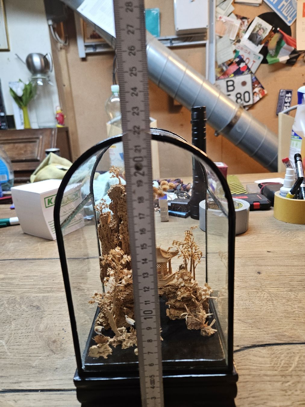 Modellbausätze & Standmodelle: Miniature garten diorama mit glaskuppel (V)  – Gebraucht aus Rorschach von TimelessTrading 4