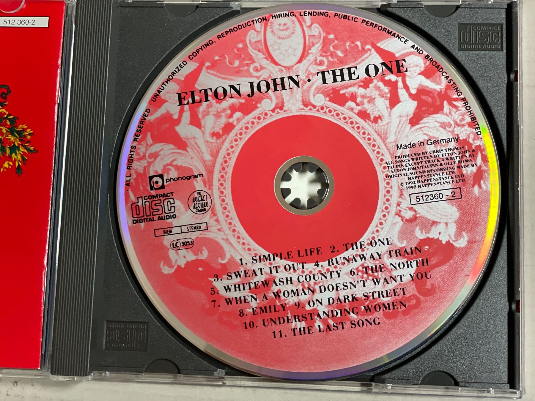 CD: Elton John - The One – Usato da Muri b. Bern venduto da AdidasCollector 2