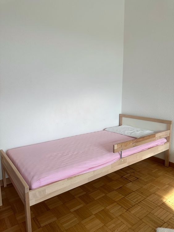 Juniorbettgestell mit Lattenrost, Buche, 70x160 cm | Kaufen auf Ricardo