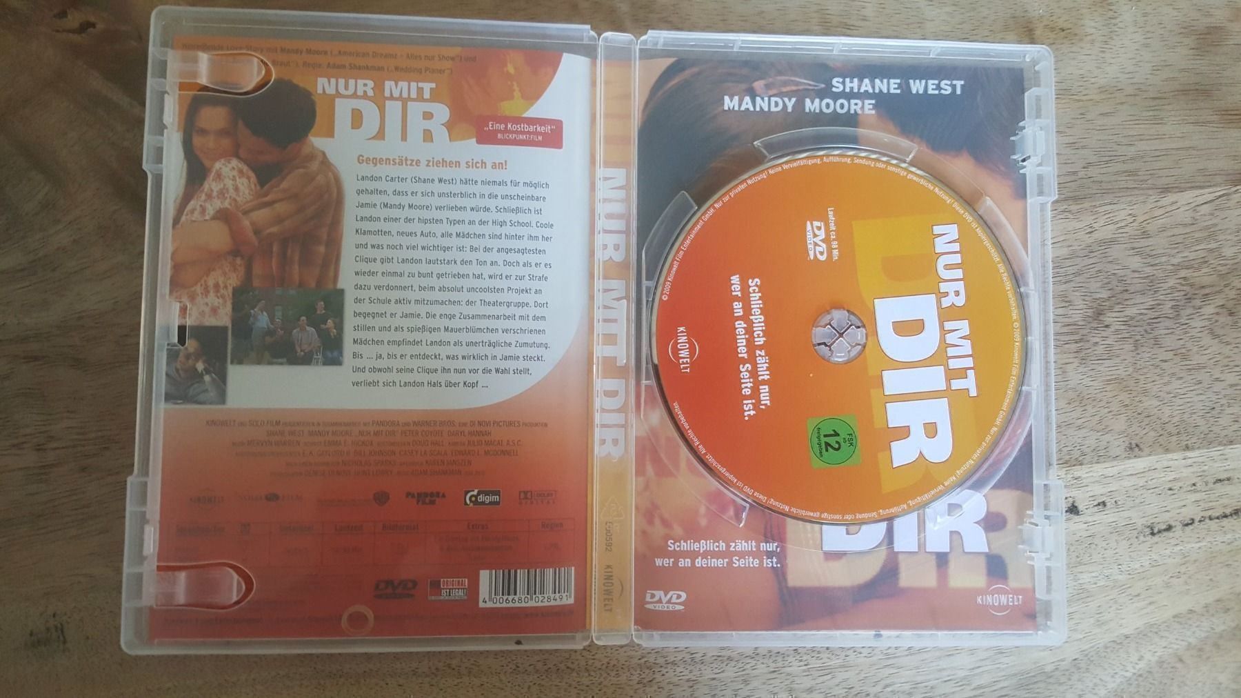 Tutti i DVDs: DVD Nur mit dir Mandy Moore Shane West – Usato da Dierikon venduto da sanpaplo 2