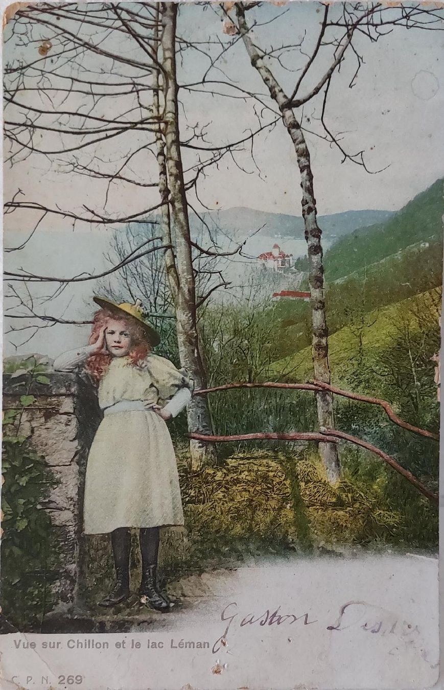 Cartoline postali: LAC LÉMAN - CHILLON - vue - 1910 – Difettoso da Delémont venduto da Domdom1