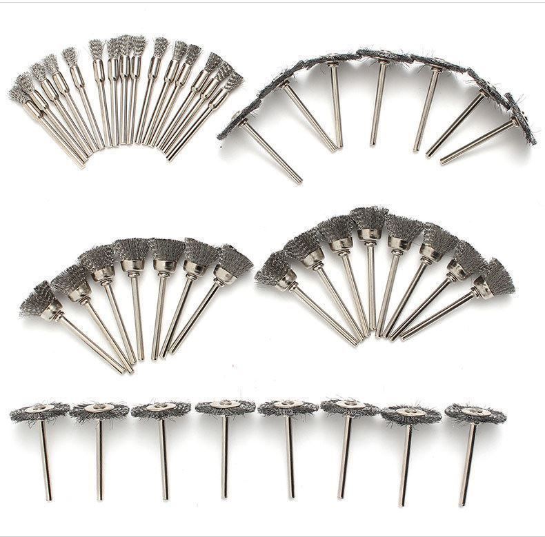 Alle Werkzeuge: Mini rotierende Drahtbürsten, 45 pcs,Mini brosses métallique – Neu und originalverpackt aus Delemont von Superchoice