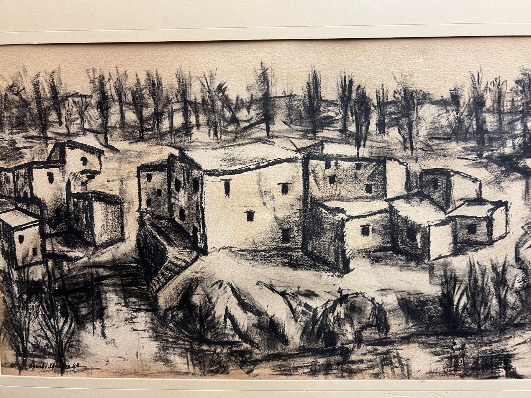 Dipinti: TABLEAU SIGNÉ ET DATÉ 58 – Usato da Genève venduto da Leboucheoreilles 1