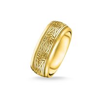 Thomas Sabo Herrenring mit Muster, Grösse 64, neuwertig