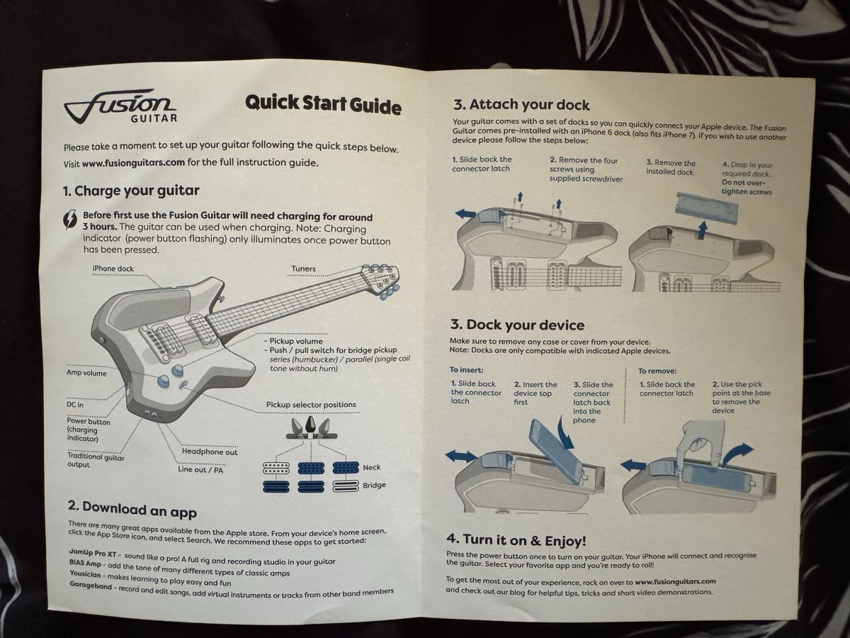 Musikinstrumente: Fusion Gitarre. – Neu (gemäss Beschreibung) aus Huttwil von Nedja0 8