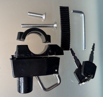 Schlösser: Helm Sichern am Velo / Töff Diebstalsicher Abschliessen – Neu und originalverpackt aus Neuenkirch von JCQ 2