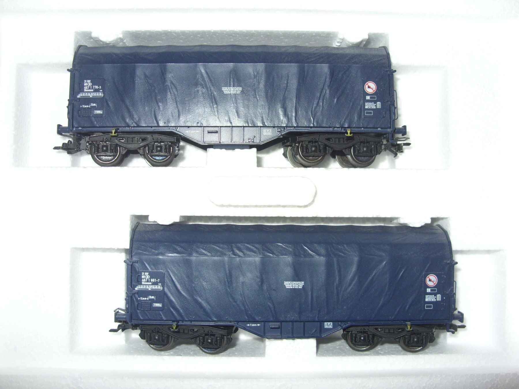 Märklin Modellini di ferrovie: Märklin H0  Walzstahlcoils SNCB  WS – Nuovo (secondo la descrizione) da Untersiggenthal venduto da Gumel50