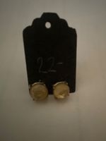 OHRSTECKER/OHRRINGE rund goldig/gelb alt