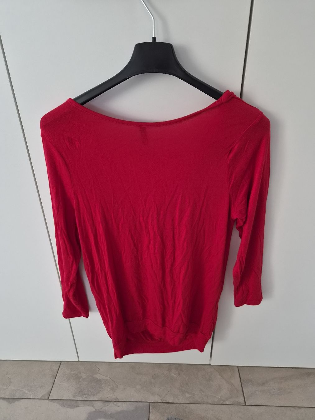 T-shirt: Chicoree Damen 3/4-Shirt Rot Grösse S – Usato da Niederrohrdorf venduto da Miripfiri 1