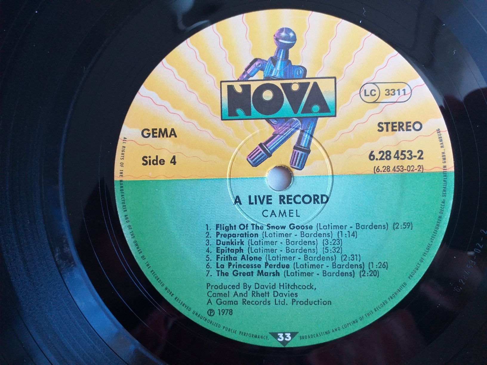 Schallplatten: Camel A Live record – Gebraucht aus Zürich von markus234 5