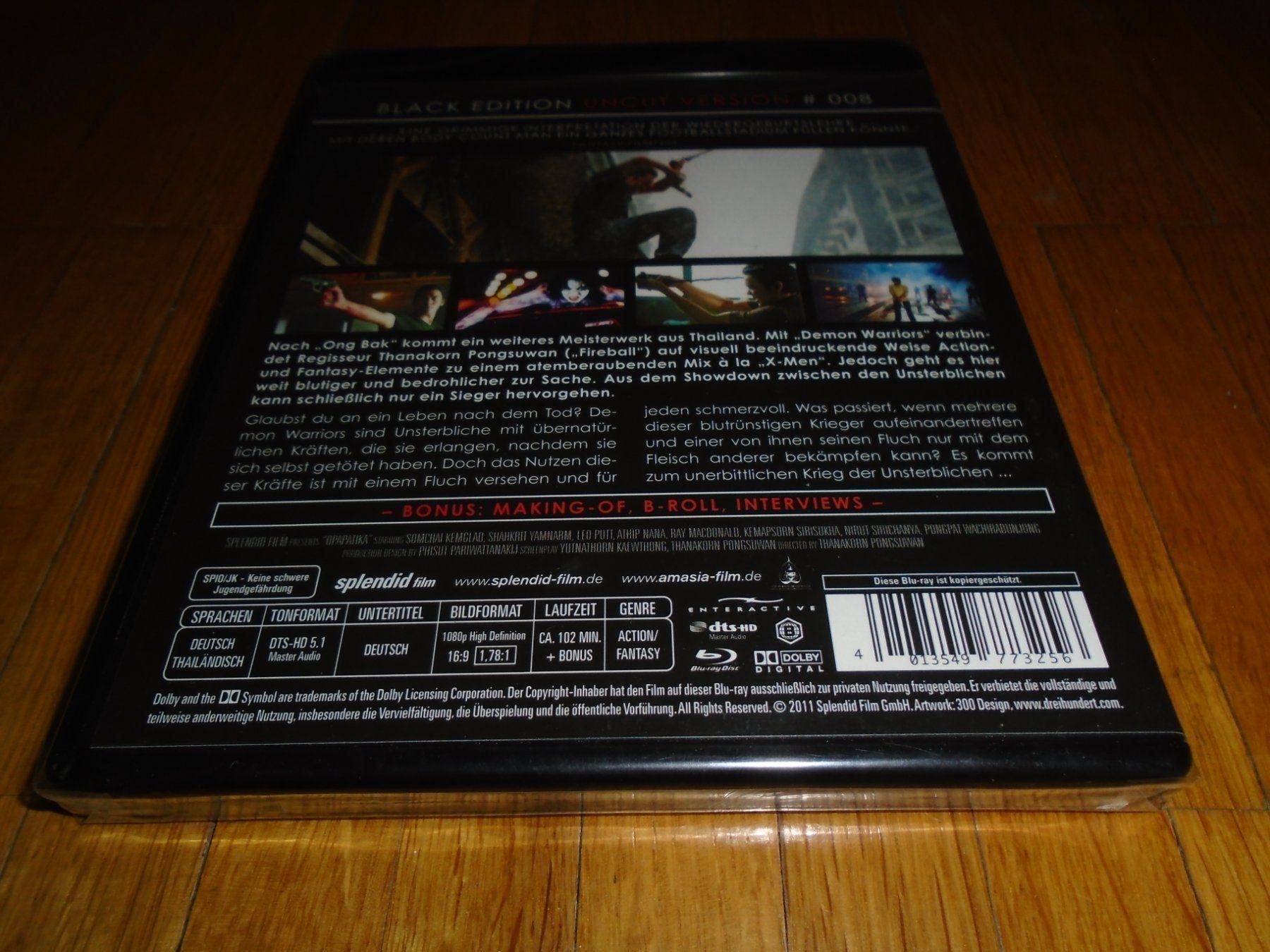 Tutti i DVDs: Demon Warriors - Black Edition - BLU-RAY - UNCUT – Nuovo e nell'imballaggio originale da Basel venduto da havsok 1