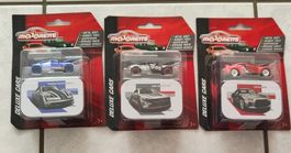 Drei Deluxe Cars Majorette Porsche, Audi, Nissan!!! NEU!!!