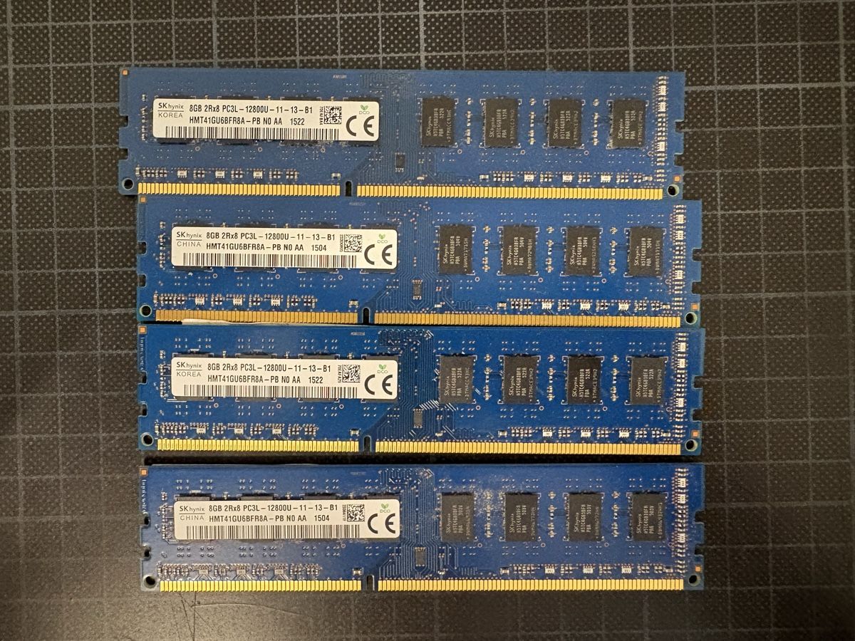 Memoria / RAM: 4x SK Hynix 8GB DDR3 RAM Riegel – Usato da Bäretswil venduto da sci_lbj9